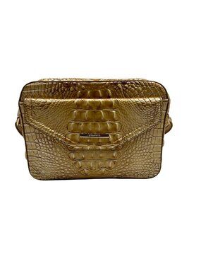 Brahmin Tan Leather Shea Crossbody Bag